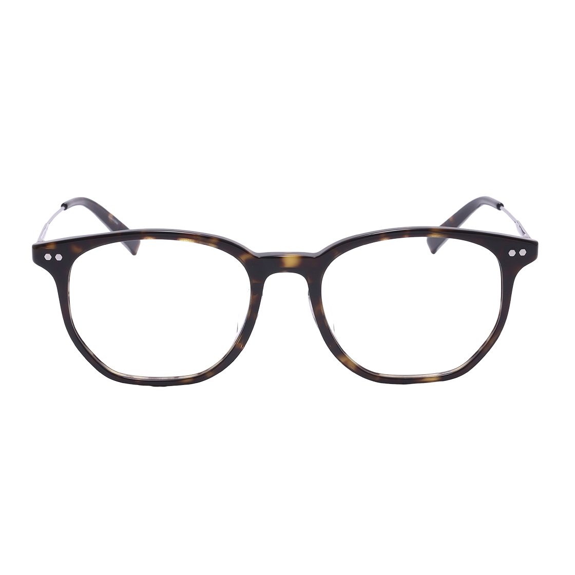 SBG9602 1811G ALO EYEWEAR [SILVERBITE] SBG9602 1811G oversized ultra-lightweight combo square tortoise/silver eyeglass frame