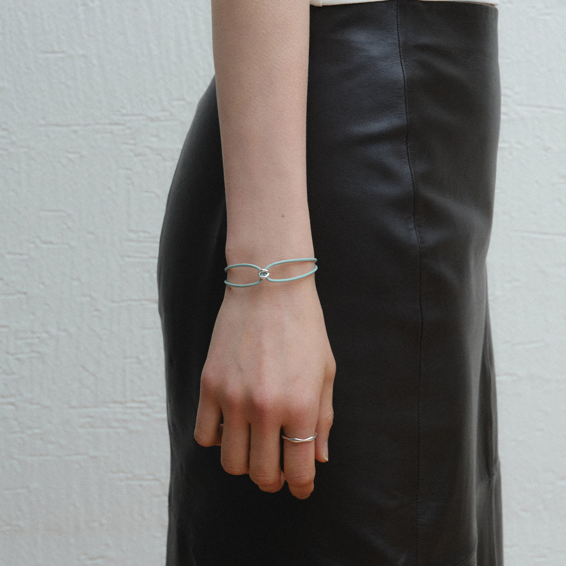 아포아 실버 트윈 팔찌(APOA Silver Twin Bracelet_6color) - 3