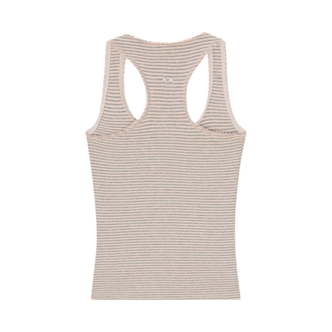 (W) 애즈온 리플 스트라이프 슬리브리스 핑크((W) Ason Ripple Stripe Sleeveless Pink) - 2