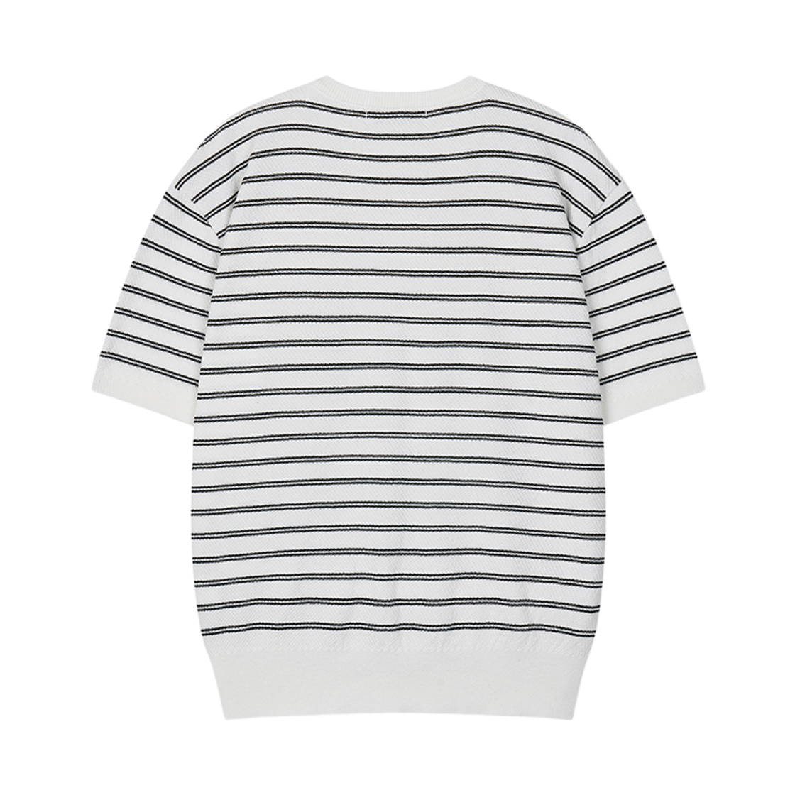 플로즈룸 스트라이프 헨리넥 코튼 니트 아이보리(Flawsroom Stripe Henleyneck Cotton Knit Ivory) - 2