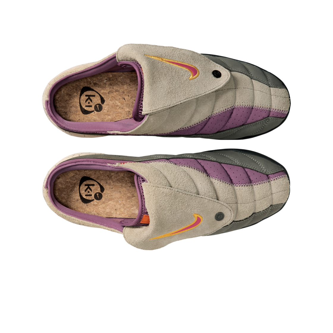 나이키 x 키즈 오브 이미그랜트 토탈 90 뮬 카키 유니버시티 골드(Nike x Kids of Immigrants Total 90 Mule Khaki University Gold) - 2