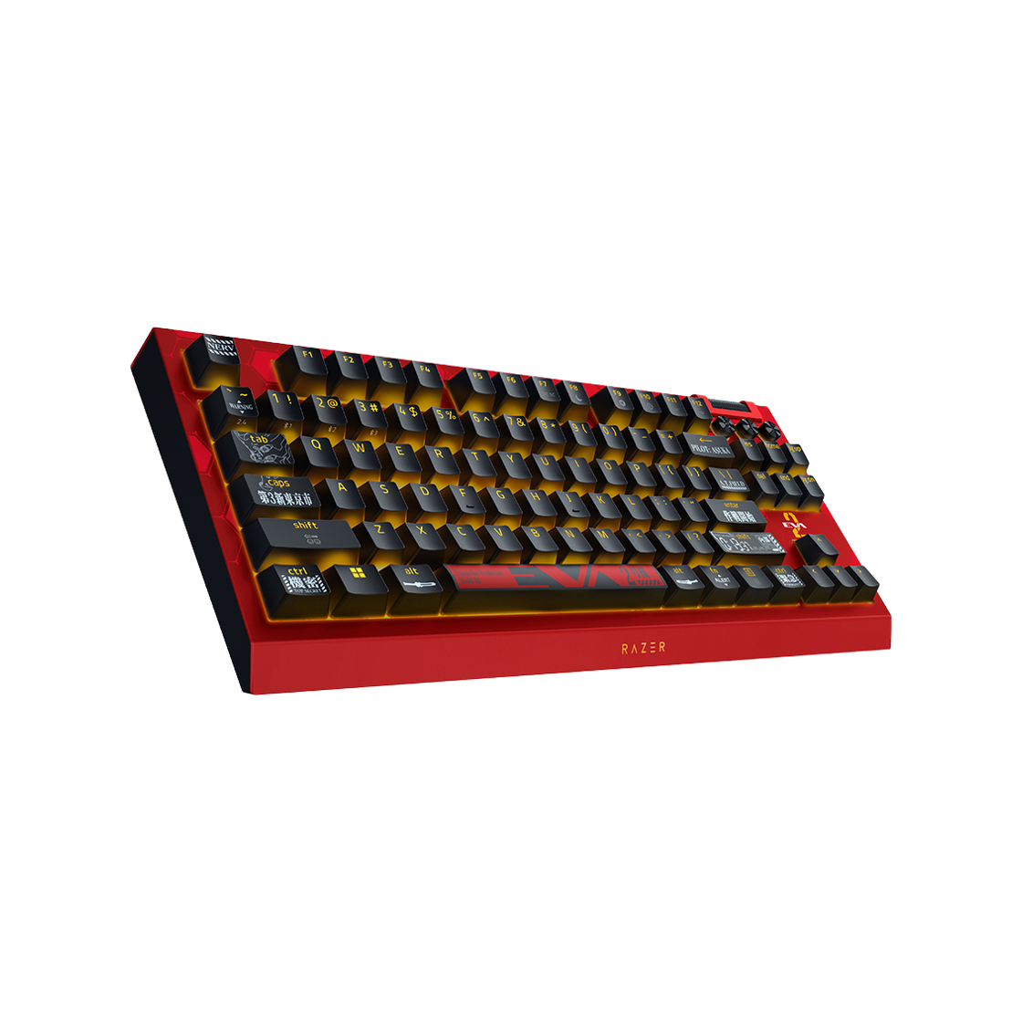 레이저  블랙위도우 V4 TKL 하이퍼스피드 에반게리온 에디션 게이밍 키보드(Razer BlackWidow V4 TKL HyperSpeed EVANGELION Edition Gaming Keyboard) - 3