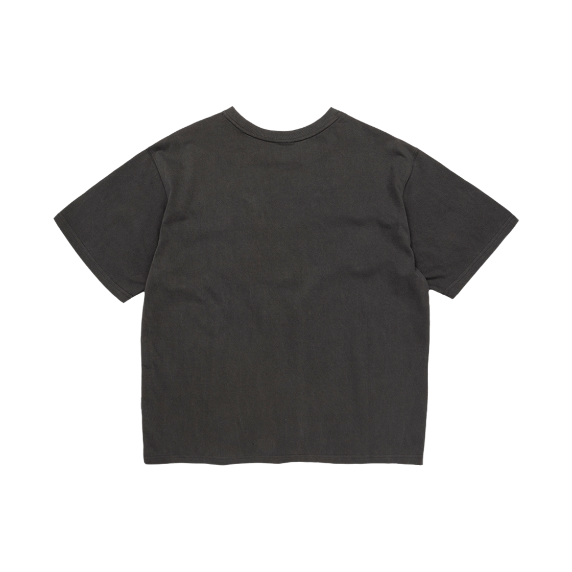 리오므 시그니처 데님 아플리케 반팔티 차콜(Riomeu Signature Denim Applique Short Sleeve T-shirt Charcoal) - 2
