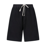Rick Owens Drkshdw Drawstring Bermuda Shorts Black