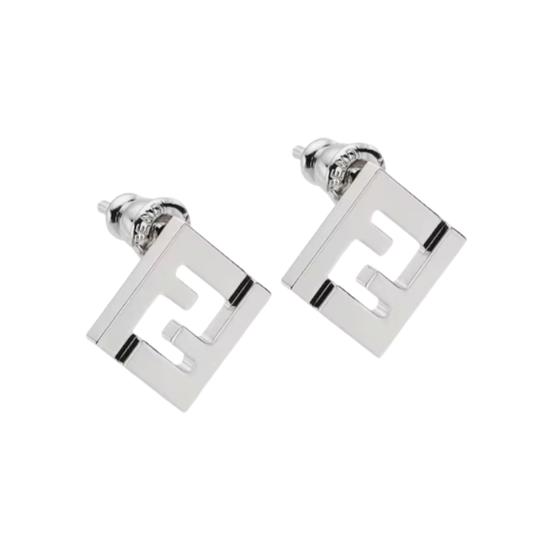 (W) 펜디 포에버 펜디 이어링 실버((W) Fendi Forever Fendi Earrings Silver) - 1