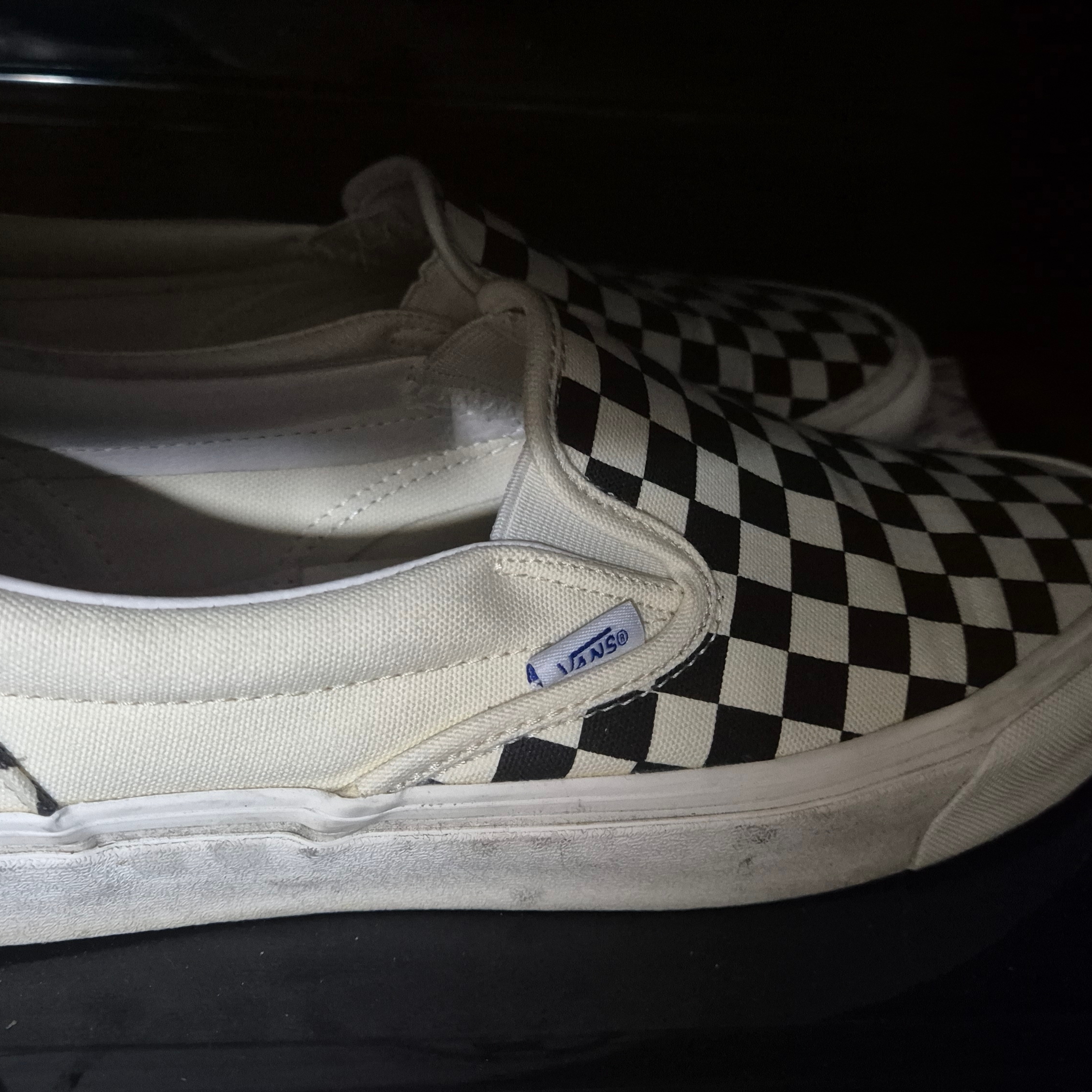 Vans Vault OG Classic Slip-On Checkerboard 착용 스타일