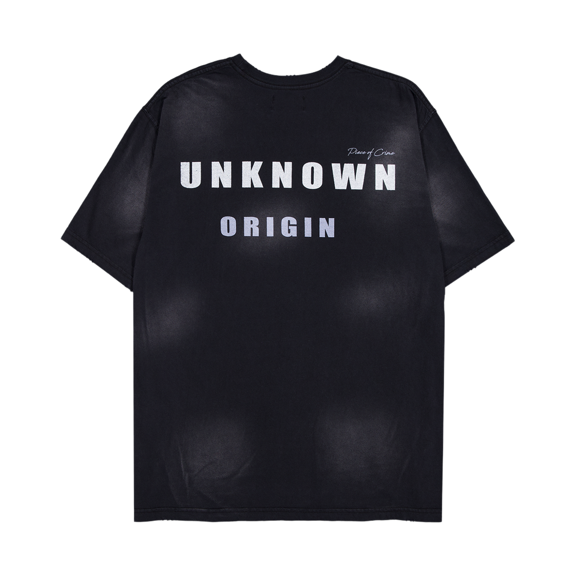 언더마이카 피오씨 온니 트레이스 리메인 빈티지 워시드 티셔츠 블랙(Undermycar POC Only Traces Remain Vintage Washed T-Shirts Black) - 2