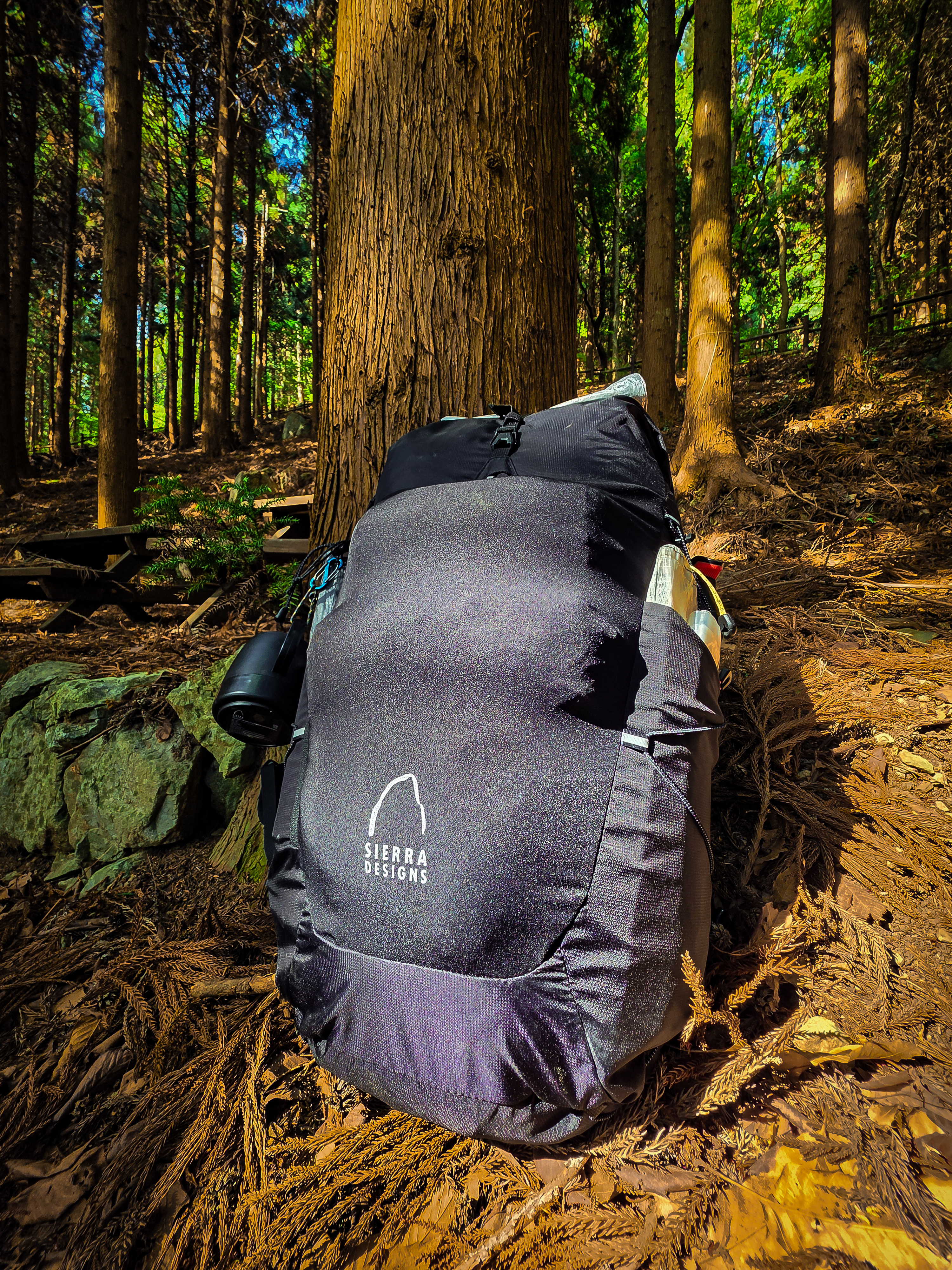SIERRADESIGNS TENAYAPACK 45L Black 착용 스타일 - 5