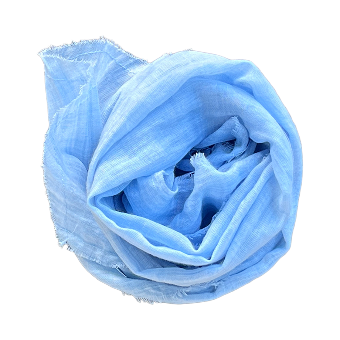 원사이즈핏츠올 빈티지 에어리 플레이드 스카프 라이트 블루(onesizefitsall Vintage Airy Plaid Scarf Light Blue)