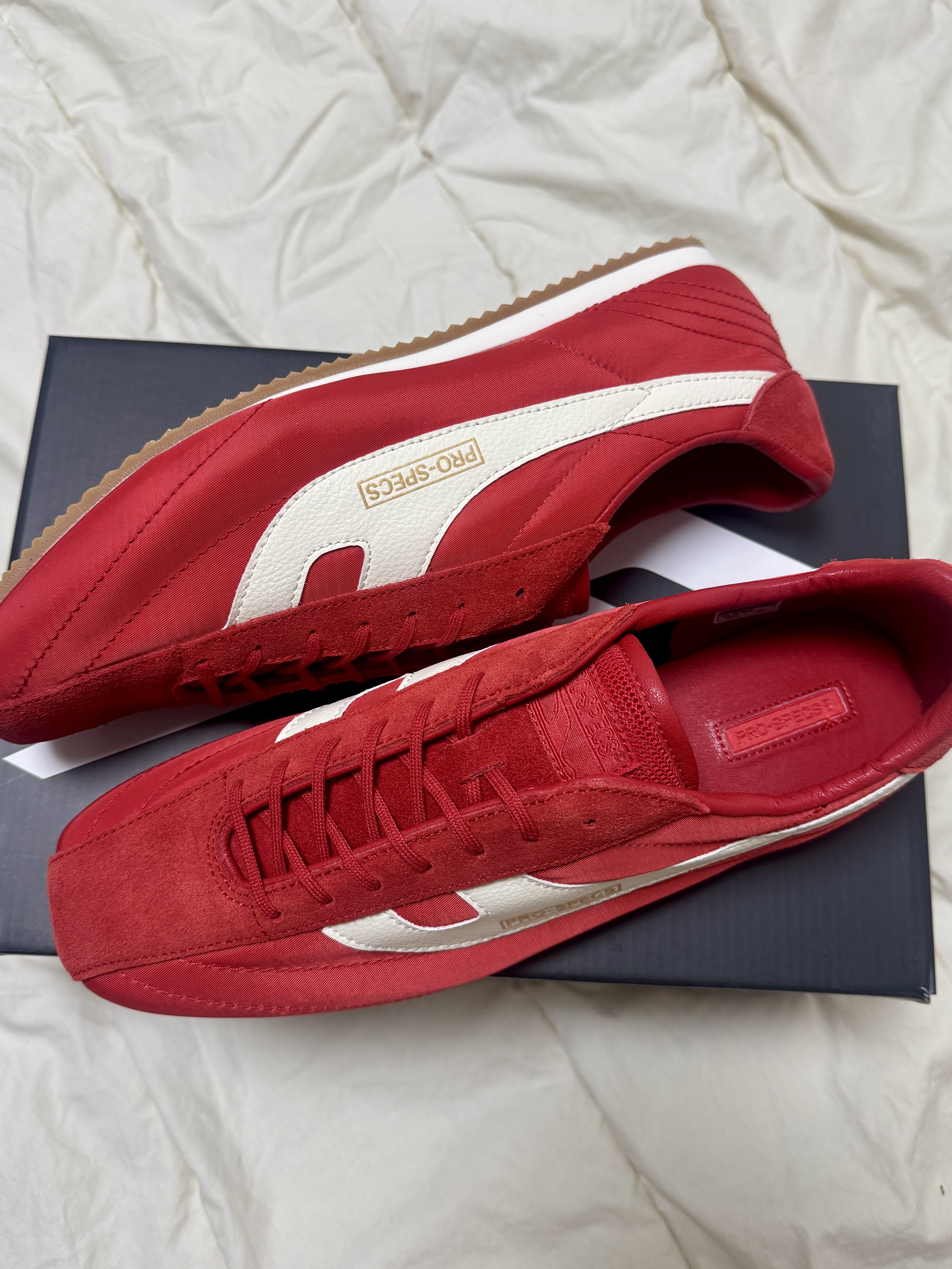 PRO-SPECS NOVA Red, Stussy x Denim Tears Annie Lee T-Shirt White 착용 스타일 - 6