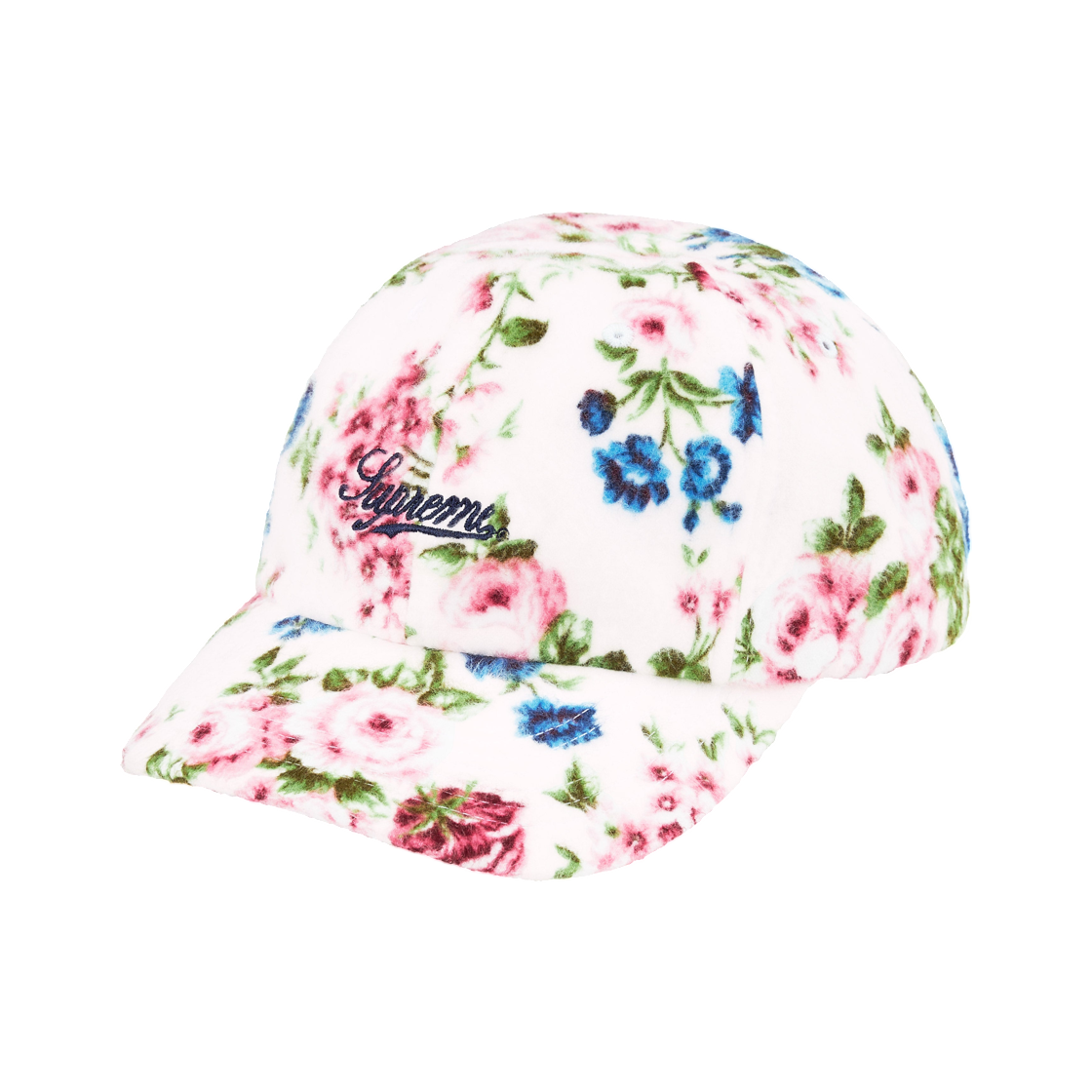 - Supreme Floral Flannel 6-Panel White - 26SS