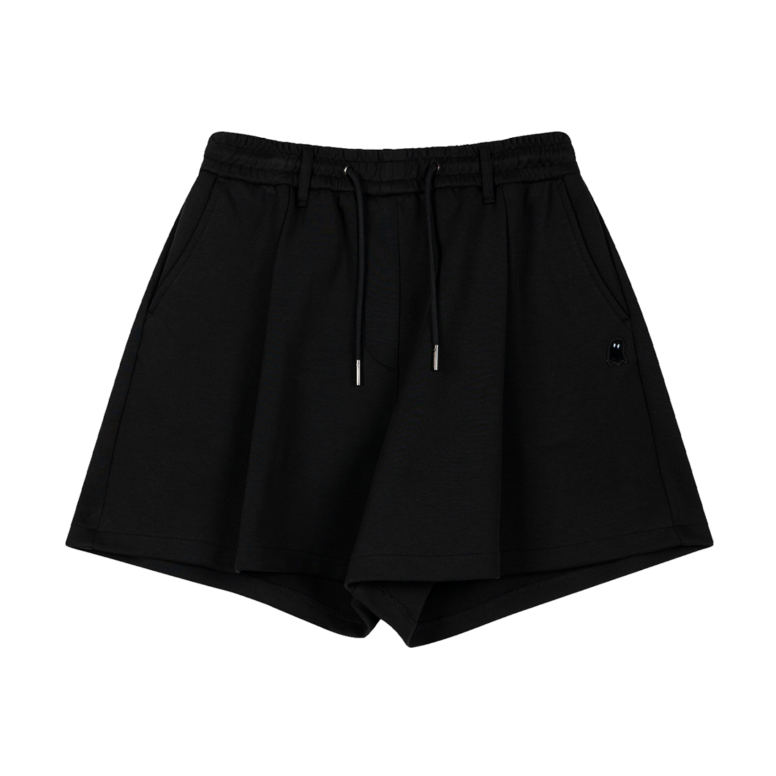 ZI1PT809BK ZIOSONGZIO SEMBLANCE WOMAN Wide Fold Short Pants Black