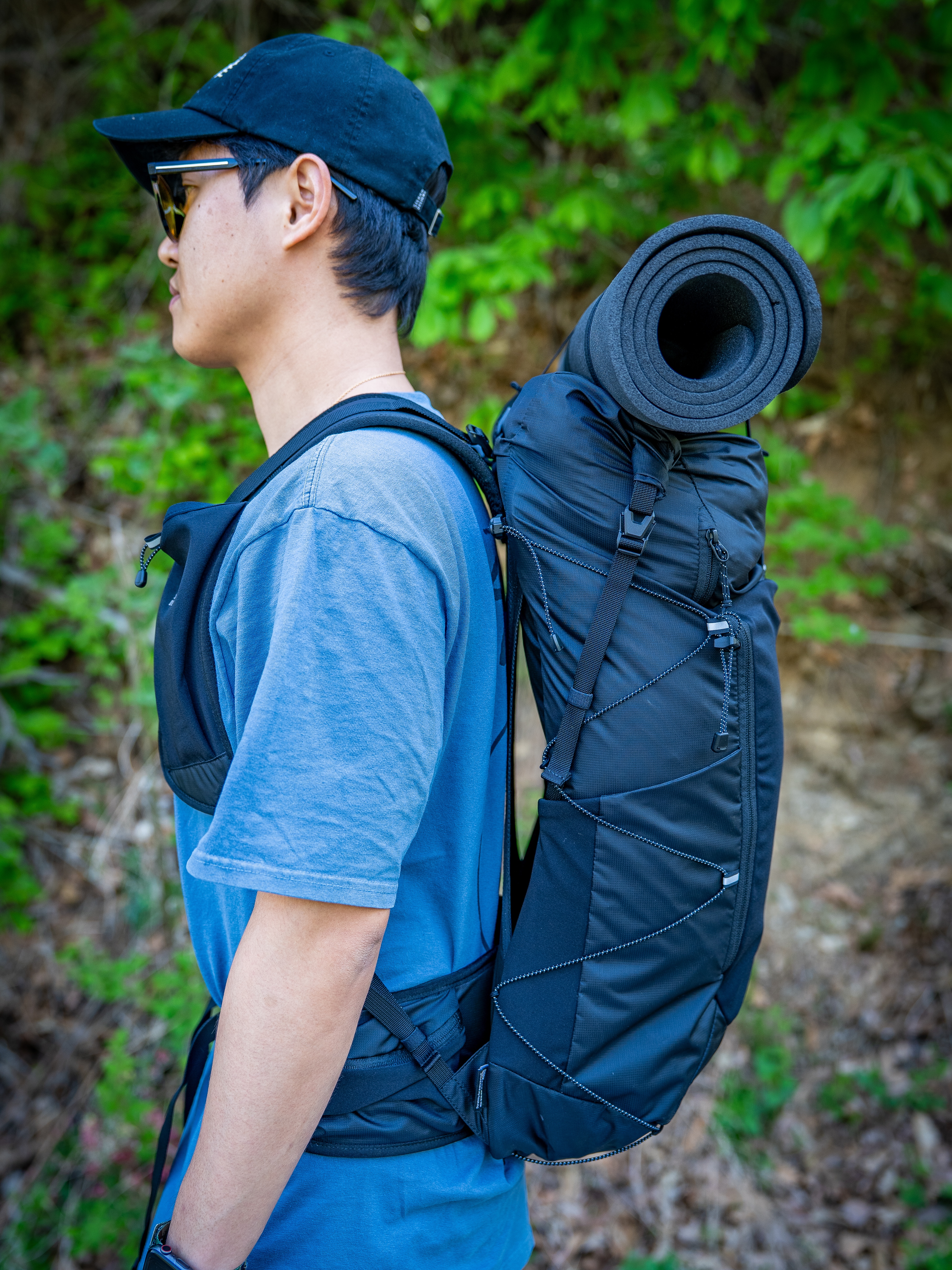 SIERRADESIGNS TENAYAPACK 45L Black 착용 스타일 - 4