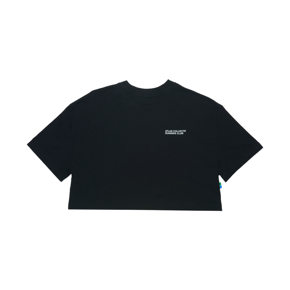 아틀라스 콜렉티프 ACRC 하이브리드 우먼 크롭 티 블랙(Atlas COLLECTIF ACRC Hybrid WMNS Crop Tee BK)