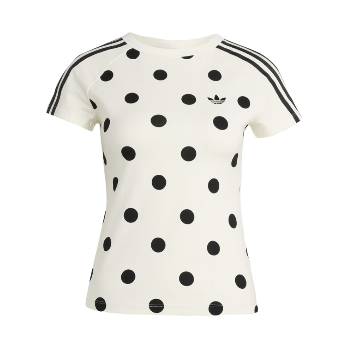 KV1193 (W) Adidas Originals Slim Fit Cali T-Shirt Off White - KR Sizing
