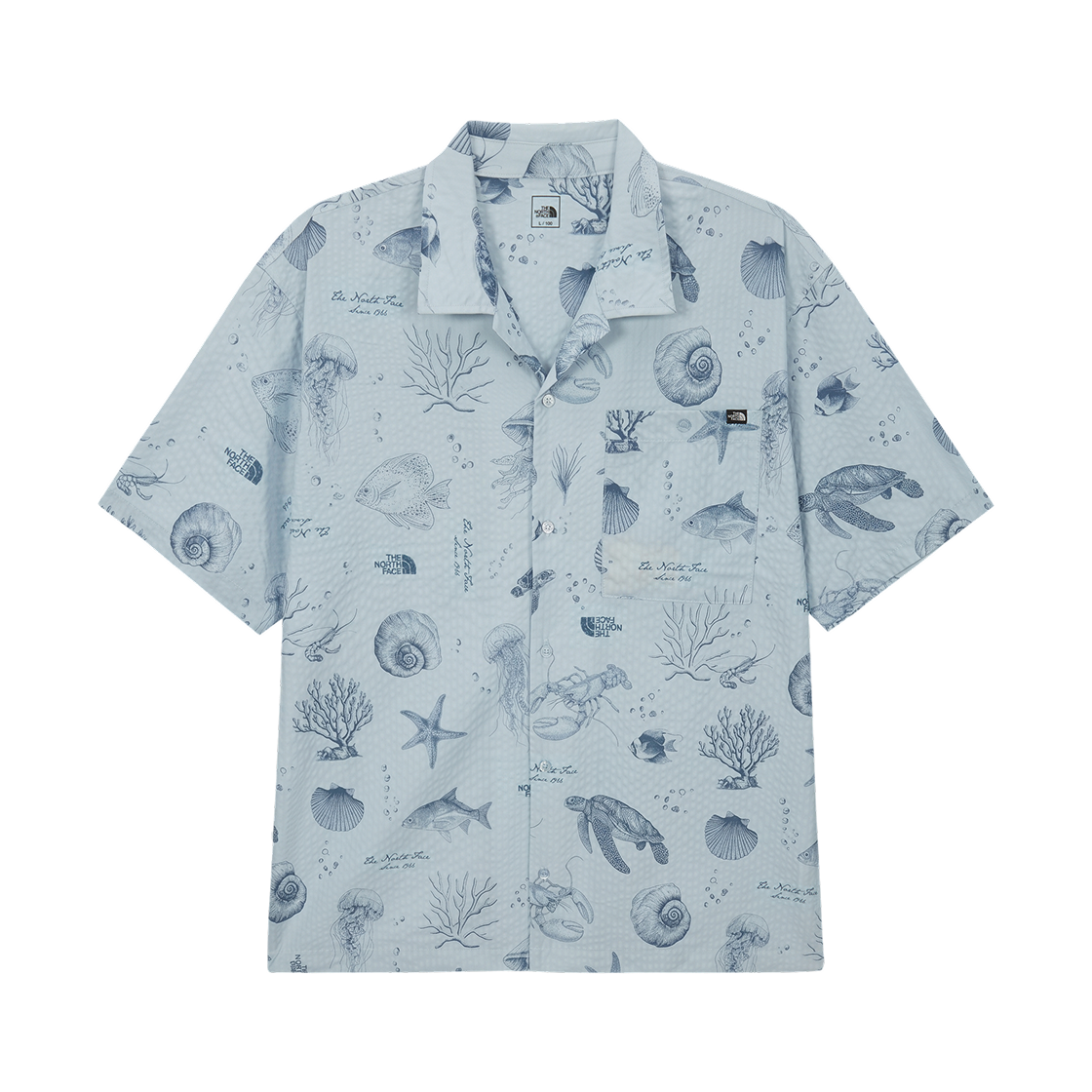 NH8SS07C The North Face Maris S/S Shirts Light Blue - 26SS