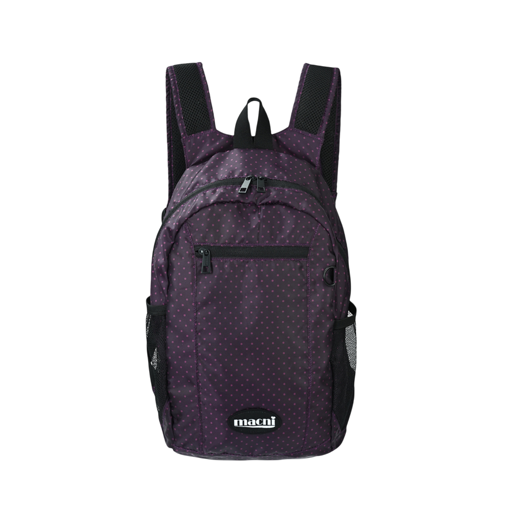 마크니 에어로 백팩 도트 퍼플(MACNI Aero Backpack Dot Purple)