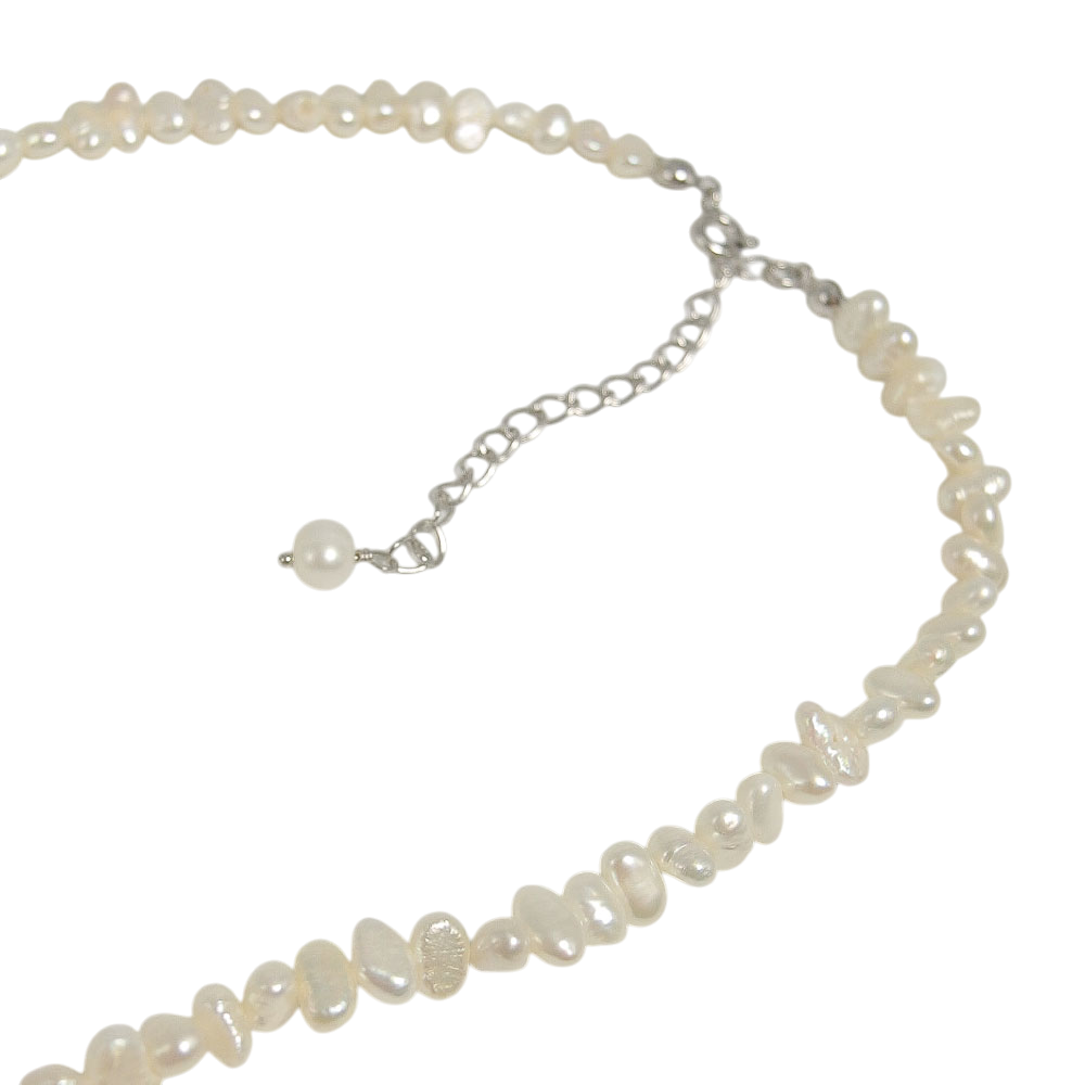 오브제213 지그재그 프레쉬 워터 펄 넥클리스(OBJET213 Zigzag Fresh Water Pearl Necklace) - 1