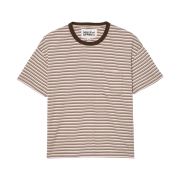 Zara x Bad Bunny Cropped Fit Striped T-Shirt Pink