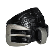 AX CONNECTION Crocodile Texture Belt