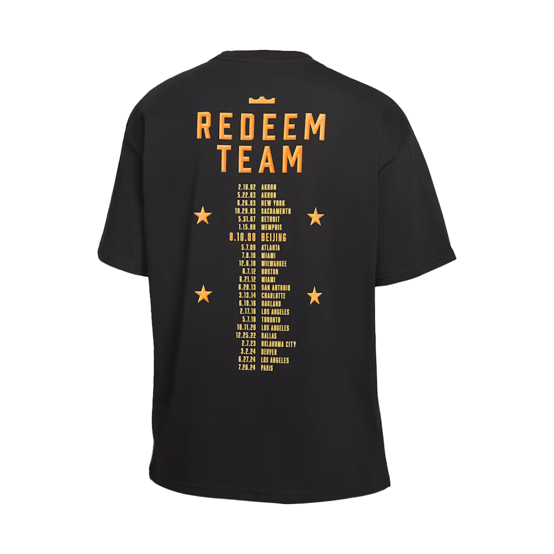 나이키 르브론 아웃 포 리뎀션 베스킷볼 티셔츠 블랙 - 아시아(Nike Lebron Out For Redemption Basketball T-Shirt Black - Asia) - 2