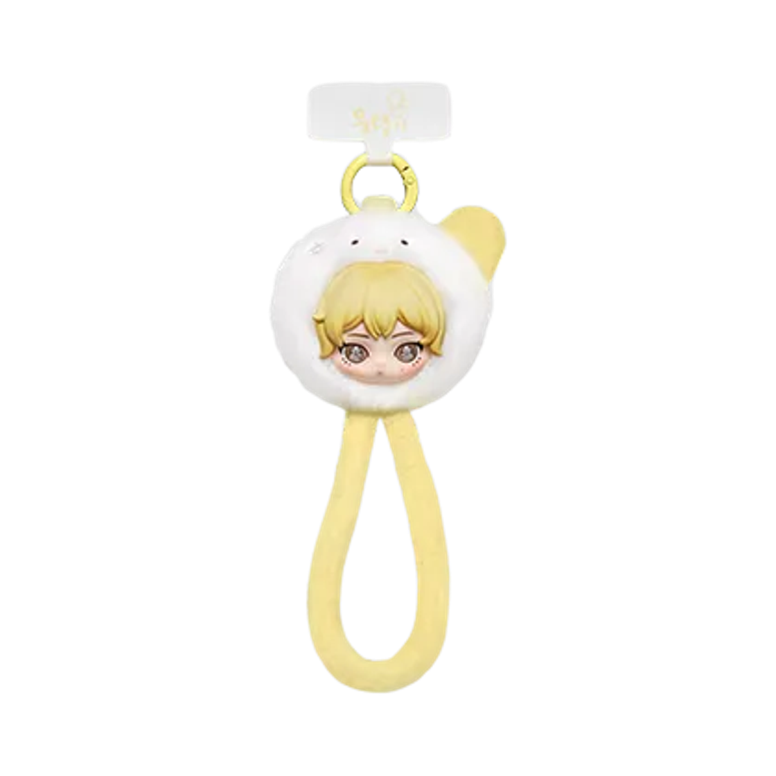 - Pop Mart x Aespa Fluffy Club Series Phone Lanyard Fluffy Mungtaengi (Winter Ver.) (Opened Case)