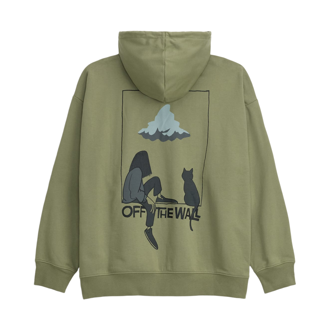 반스 x 하나이 유스케 그래픽 후드 그린(Vans x Yusuke Hanai Graphic Hoodie Green) - 1