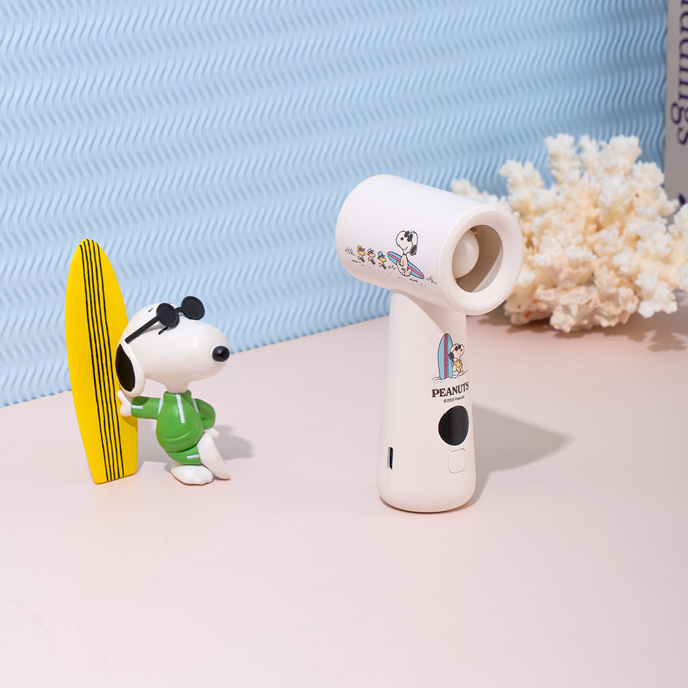 로이체 피너츠 스누피 100단 조절 듀얼 날개 BLDC 고속 휴대용 핸디 선풍기(Royche Peanuts Snoopy 100-Speed Dual Blade BLDC High-Speed Handheld Fan) - 4