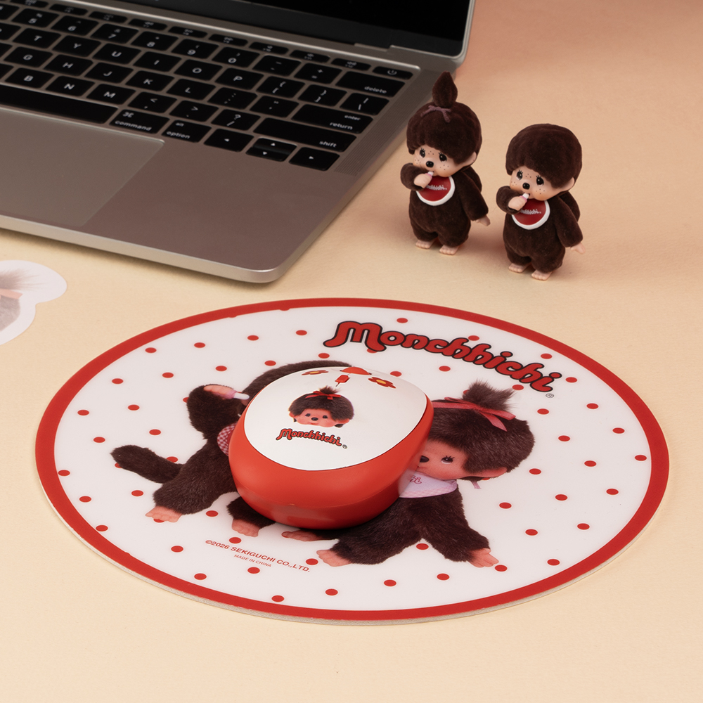 로이체 몬치치 저소음 멀티페어링 블루투스 무선 마우스(Royche Monchhichi Quiet Multi-Device Bluetooth Wireless Mouse) - 2
