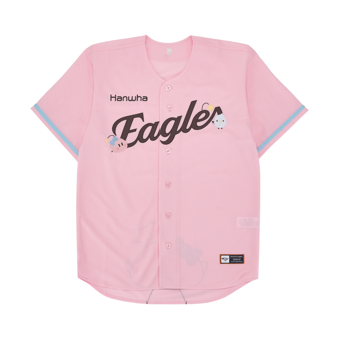 한화 이글스 x 꿈순이 핑크 레플리카 유니폼 (논 마킹 버전)(Hanwha Eagles x KKUMSUNI Replica Uniform Pink (Non Marking Ver.))