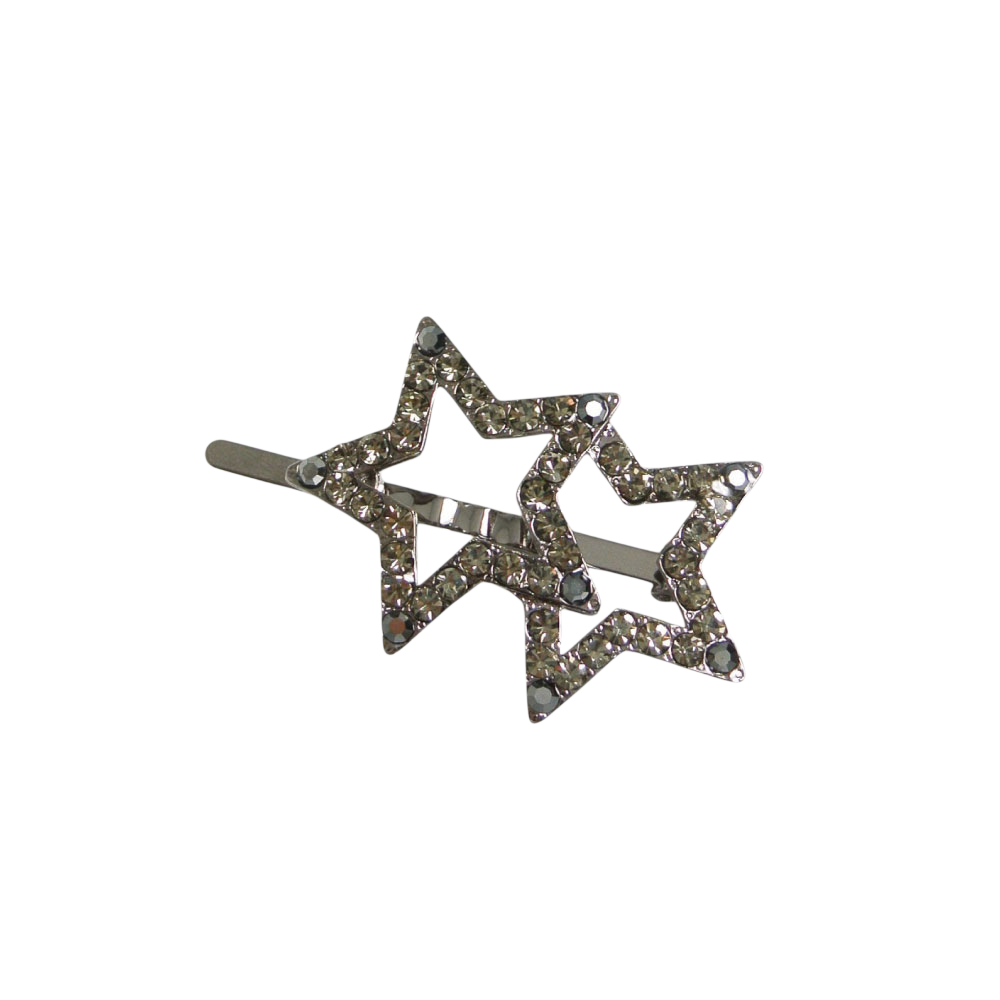 18H0001 OBJET213 Black star magnetic hair pin