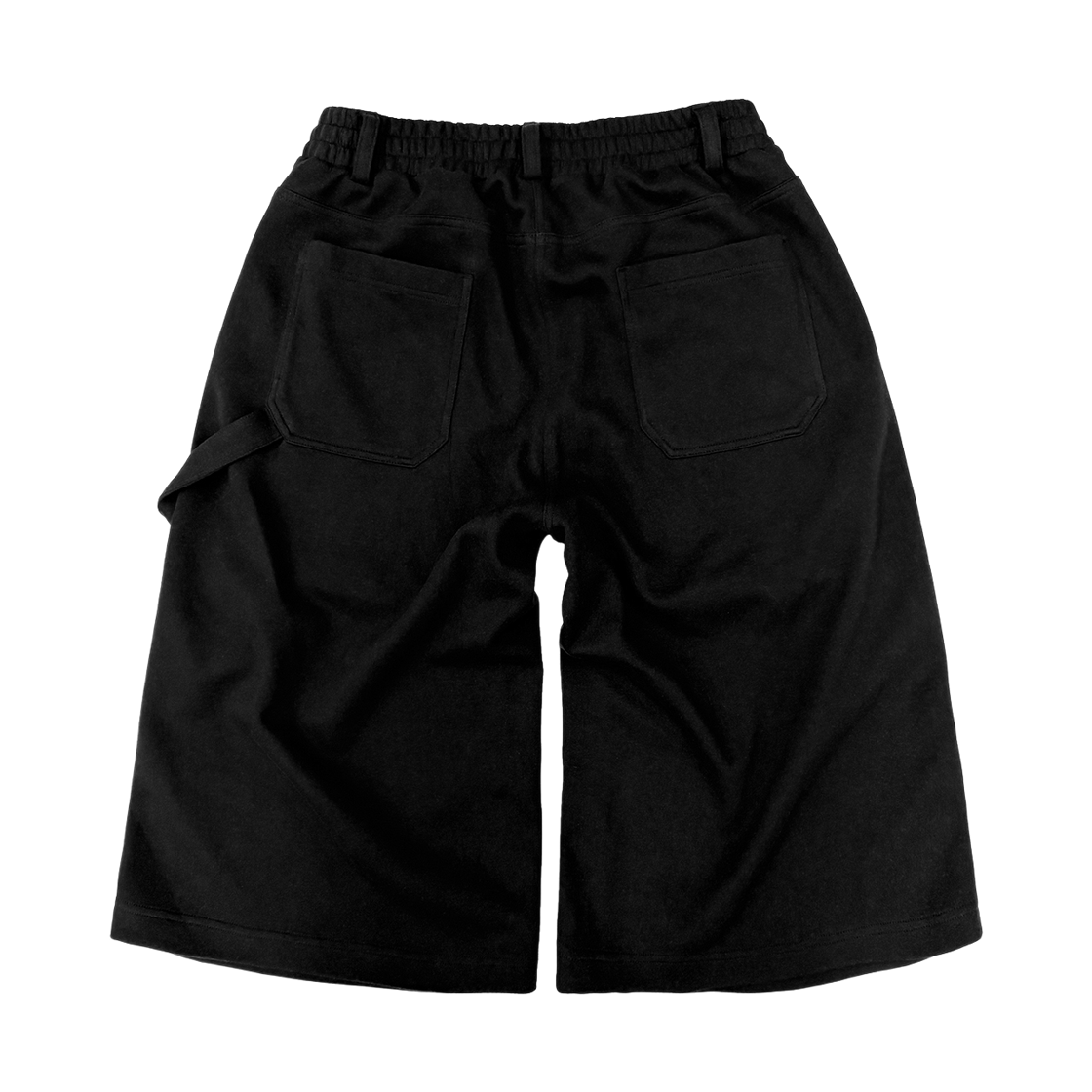 [KREAM 단독] 플레이버리즘 버뮤다 카고 스웻 팬츠 블랙([KREAM 단독] Flavorism Bermuda Cargo Sweat Pants Black) - 2