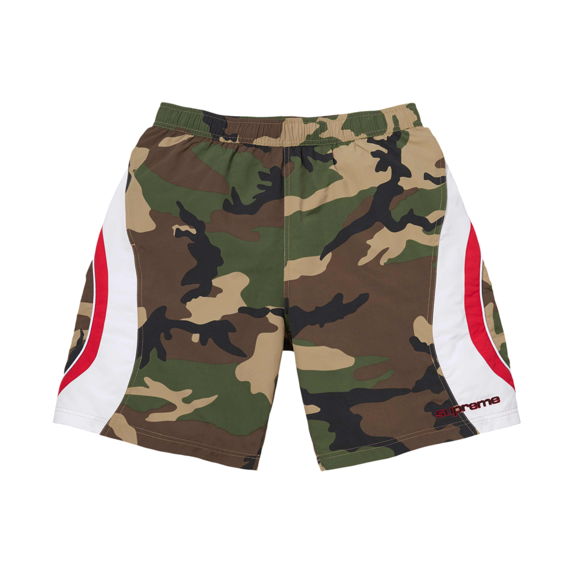 - Supreme Paneled Water Short Woodland Camo - 26SS
