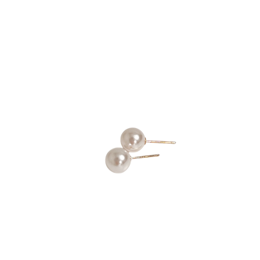 오브제213 클래식 펄 스터드 이어링(OBJET213 Classic natural pearl stud earrings) - 1