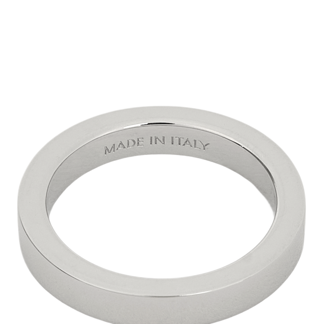 (W) MM6 메종 마르지엘라 뉴메릭 미니멀 시그니처 링 실버 팔라듐((W) MM6 Maison Margiela Numeric Minimal Signature Ring Silver Palladium) - 3
