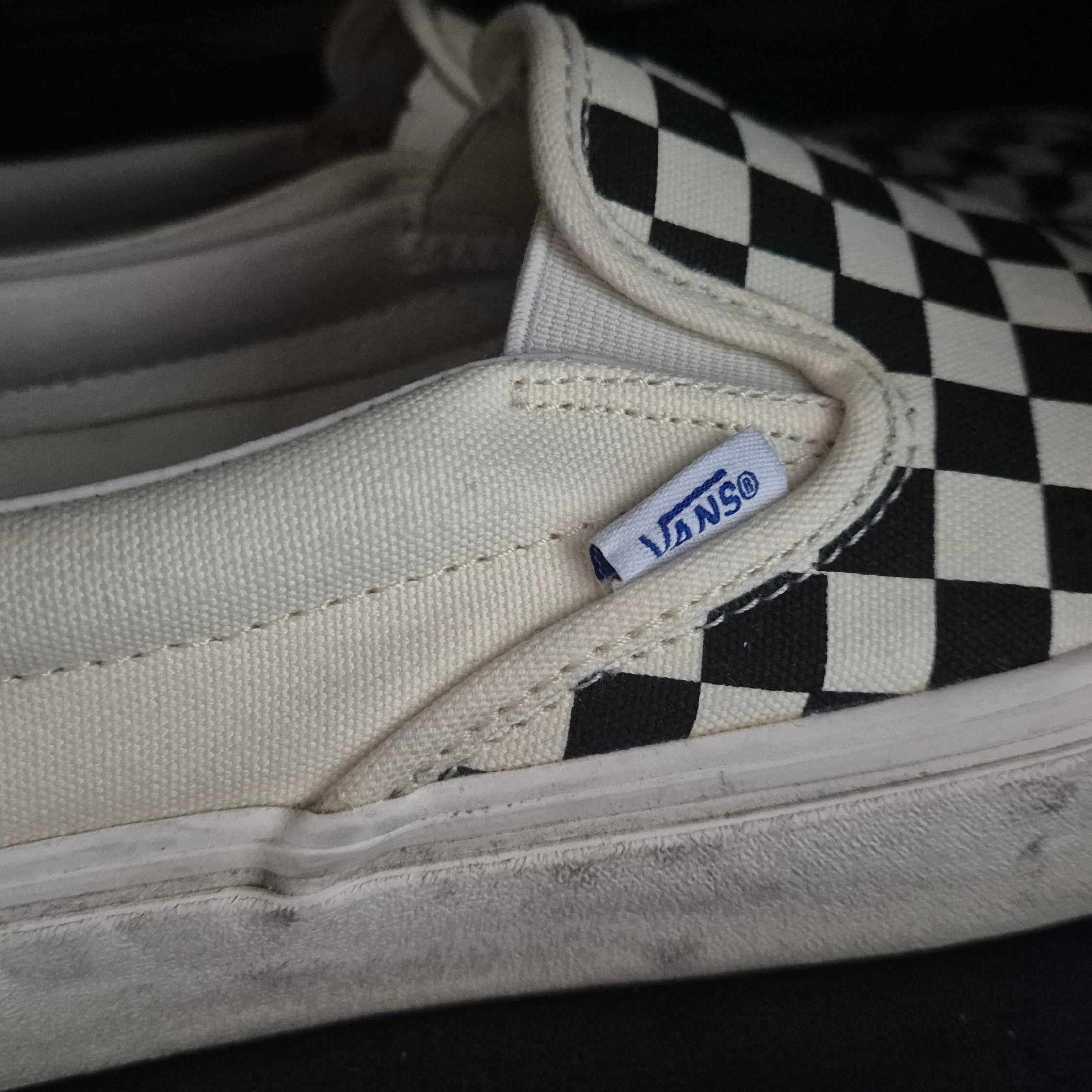 Vans Vault OG Classic Slip-On Checkerboard 착용 스타일