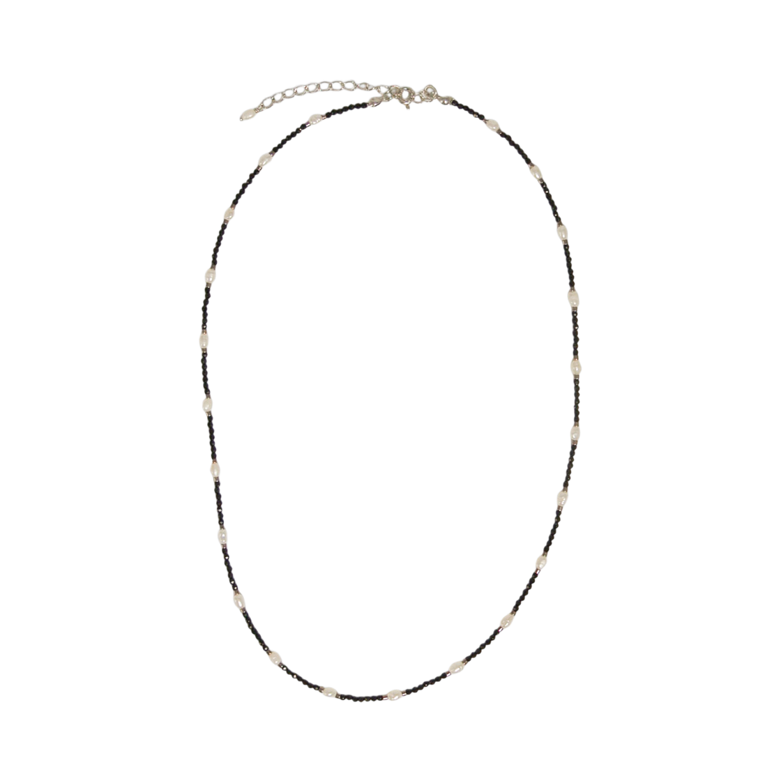 18N0043 OBJET213 Black & Shiny necklace