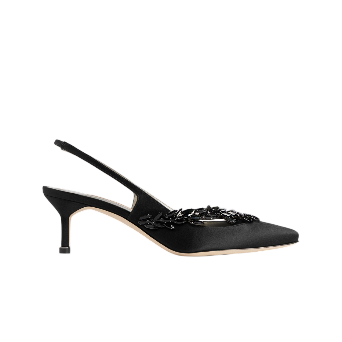 A0024MW1WM81081 (W) Balenciaga x Manolo Blahnik Slingback Black