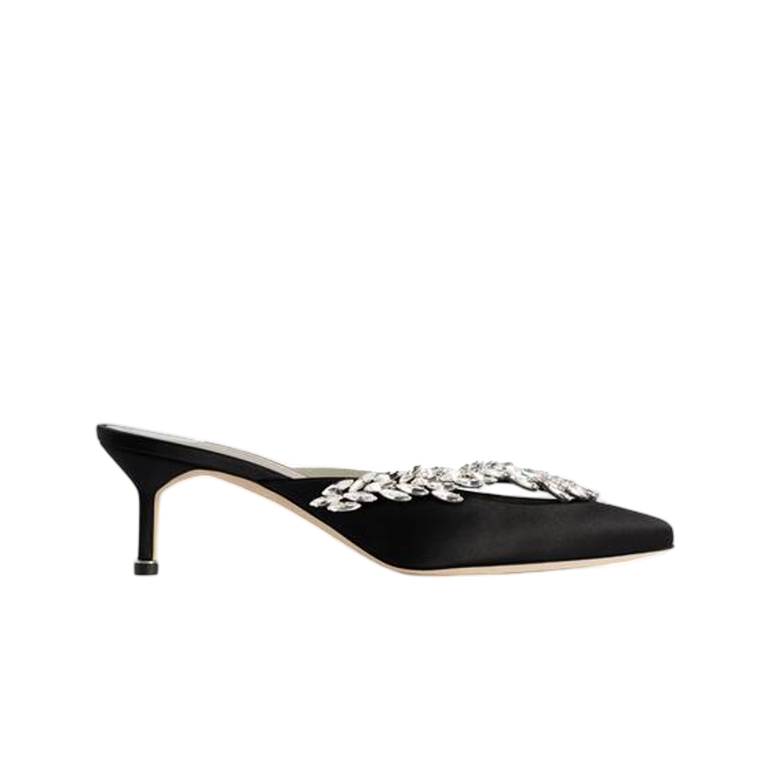A0024LW1WM81089 (W) Balenciaga x Manolo Blahnik Mule Black