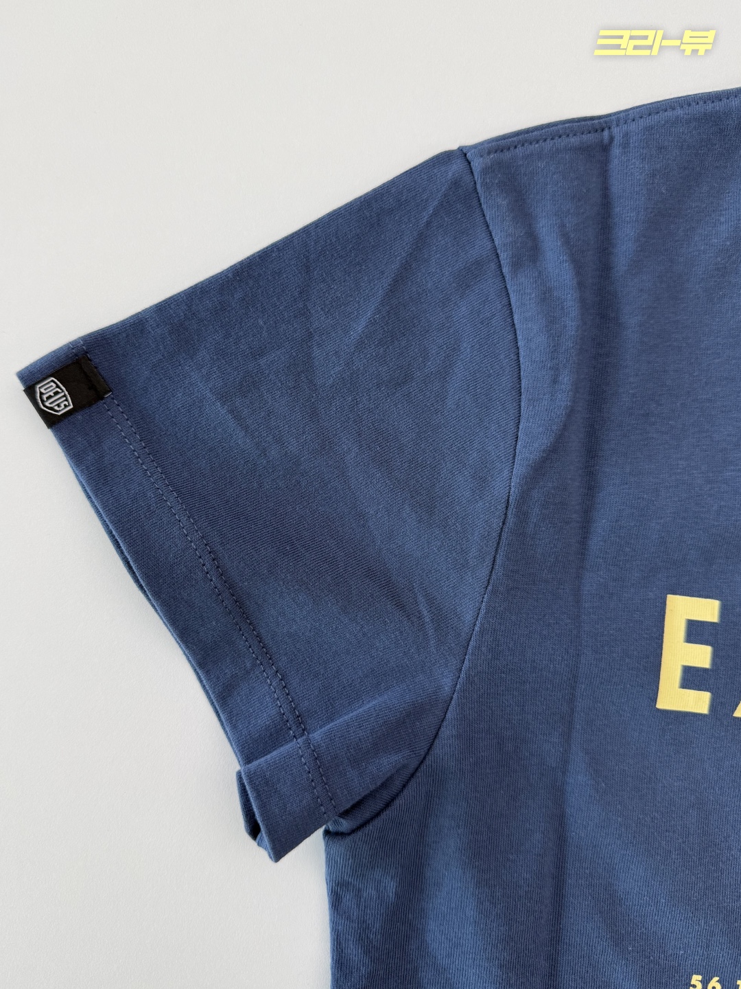 (W) Deus Ex Machina Seoul College Address T-Shirt Navy 착용 스타일 - 4