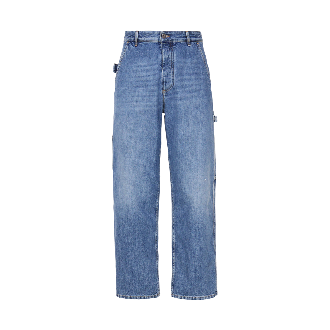 794041V42W04715 Bottega Veneta Indigo Cargo Denim Pants Light Bleach
