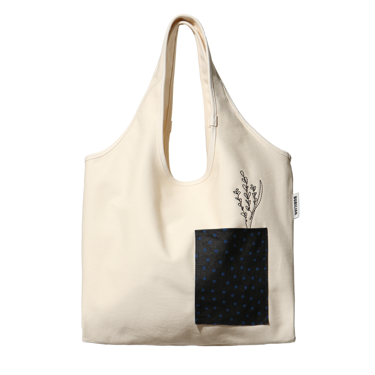 버빌리안 플로라 숄더백 도트 아이보리(Bubilian Flora Shoulder bag Tote Ivory)