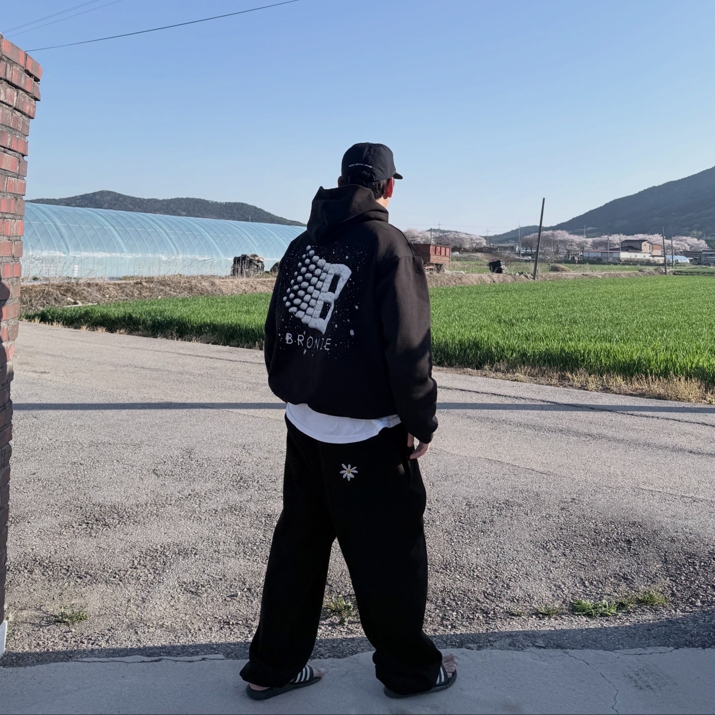 (W) Nike Shox TL Pure Platinum and Metallic Silver, Sansan Gear Backpack Jacket Grey - 24SS 착용 스타일 - 2