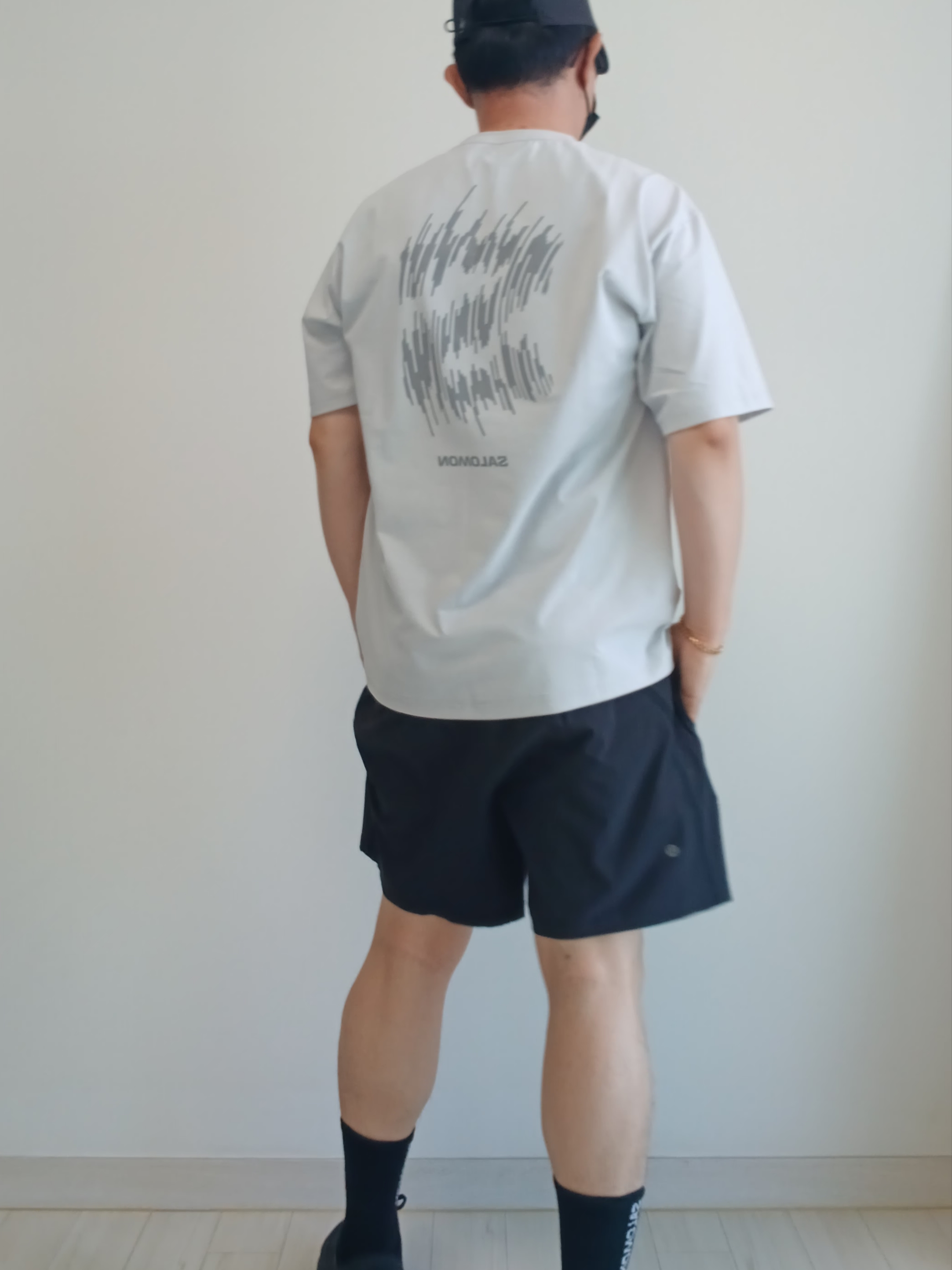 Lululemon Pace Breaker Linerless Shorts 7 Inch Black, On Running x Post Archive Faction (Paf) Cloudmonster 2 Black Magnet 착용 스타일 - 1