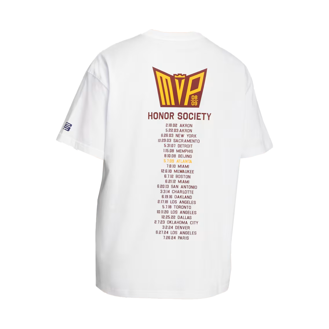 나이키 르브론 아너 소사이어티 베스킷볼 티셔츠 화이트 - 아시아(Nike Lebron Honour Society Basketball T-Shirt White - Asia) - 2