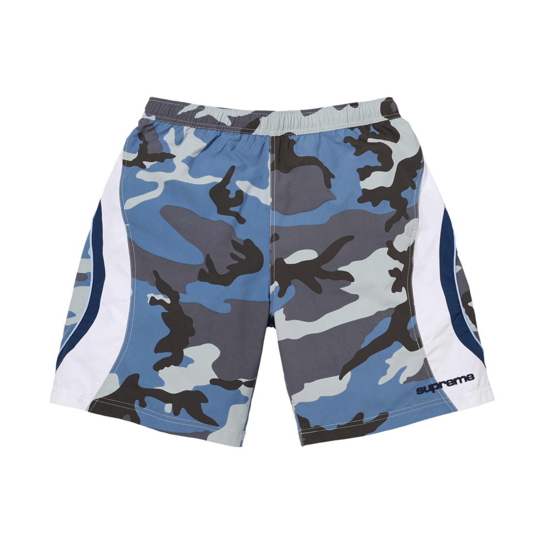 - Supreme Paneled Water Short Blue Camo - 26SS
