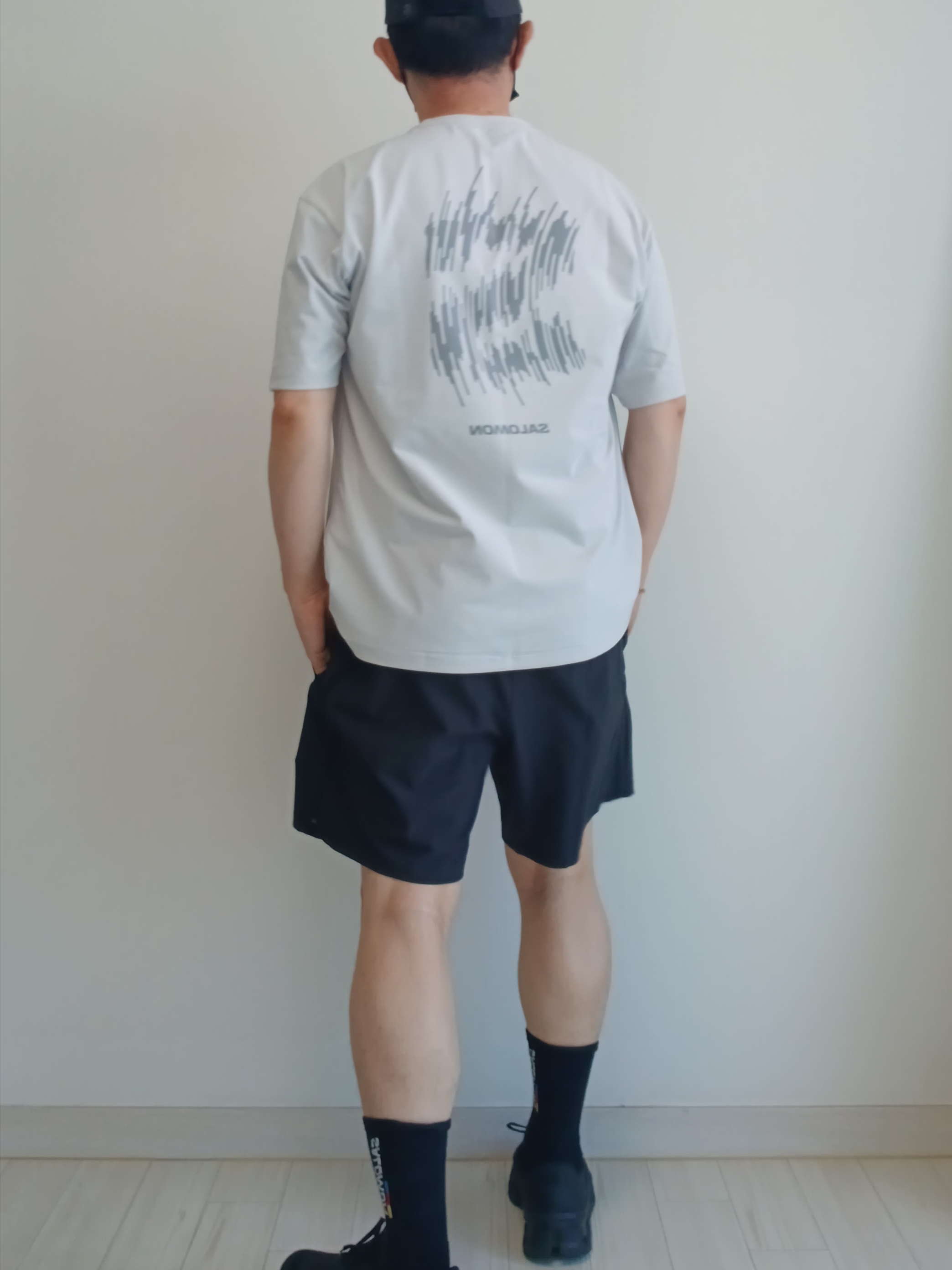Lululemon Pace Breaker Linerless Shorts 7 Inch Black, On Running x Post Archive Faction (Paf) Cloudmonster 2 Black Magnet 착용 스타일 - 8