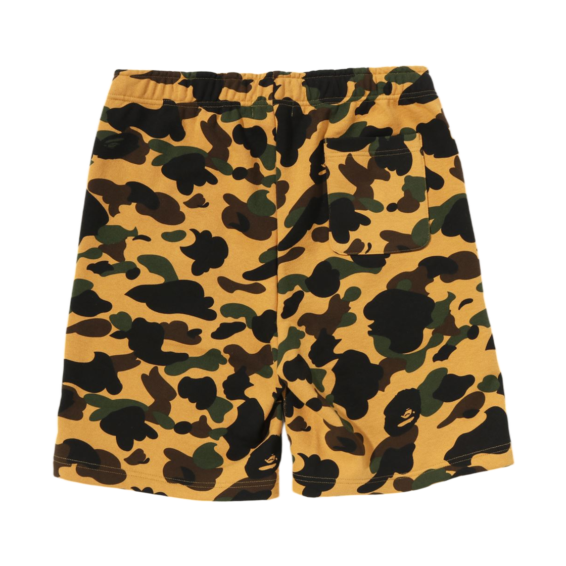 베이프 퍼스트 카모 샤크 스웨트 쇼츠 옐로우(BAPE 1st Camo Shark Sweat Shorts Yellow) - 2