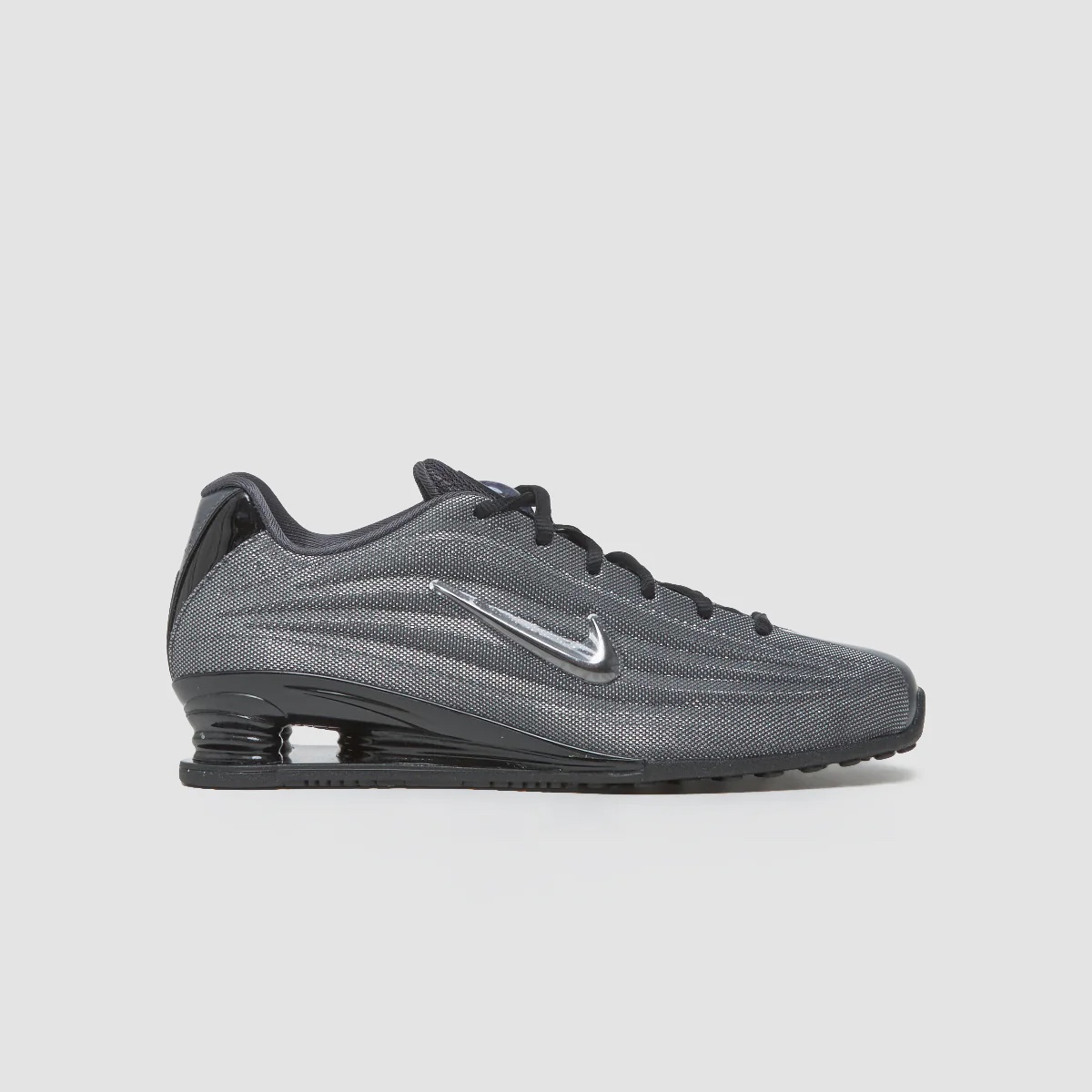 (W) Nike x Naked Shox Z Metallic Hematite Black 착용 스타일 - 2