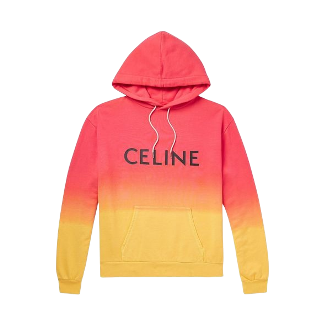 2Y321658Y-20BD Celine Loose Hoodie Sunset Black